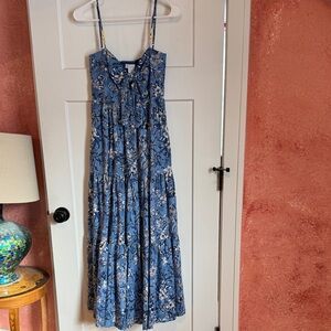 House of Harlow 1960 Blue Floral Maxi Dress